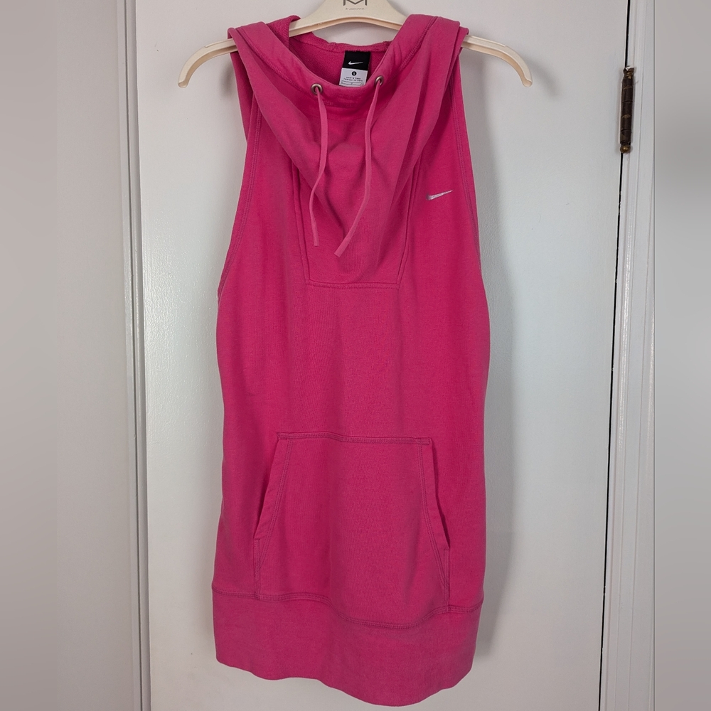 Nike sleeveless long line sweatshirt